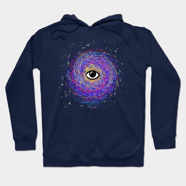 Flow Fields Sprial Hoodie by Mikewirthart